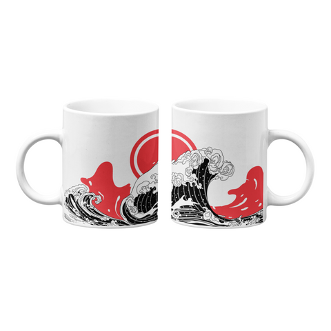 "Wave" - Tasse