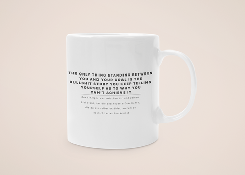 „Keine Ausreden“ – Tasse – Film & Serien-Zitate