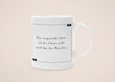 „Selbsterkenntnis“ – Tasse – Griechische Weisheiten