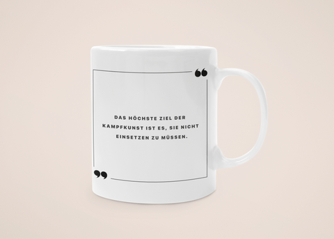 "Kampfkunst" - Tasse - Japanische Weisheiten