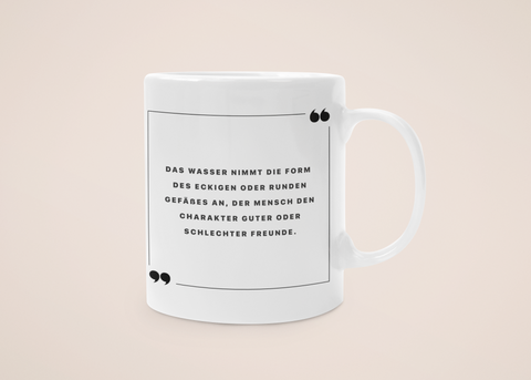 "Wasser" - Tasse - Japanische Weisheiten