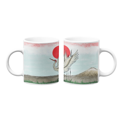 "Kranich" - Tasse