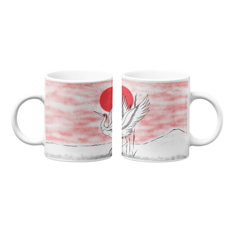 "Kranich" - Tasse