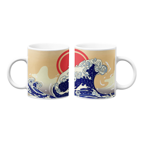 "Wave" - Tasse